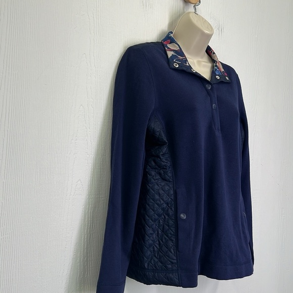 Tommy Bahama - NWT Hybrid Aruba Quilted Pullover Half Snap Blouse Size Small - Picture 4 of 14